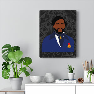 King Kamehameha III Canvas Gallery Wraps (Black)