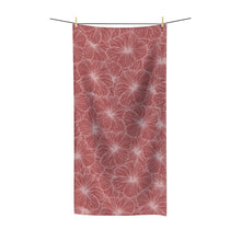 Load image into Gallery viewer, Hibiscus Polycotton Towel (Light Pink)
