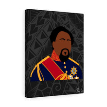 Load image into Gallery viewer, King Kamehameha V Canvas Gallery Wraps (Black)
