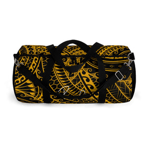 Tribal Script Duffel Bag (Yellow)
