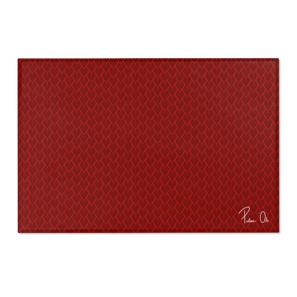 Spear Area Rug (Red)