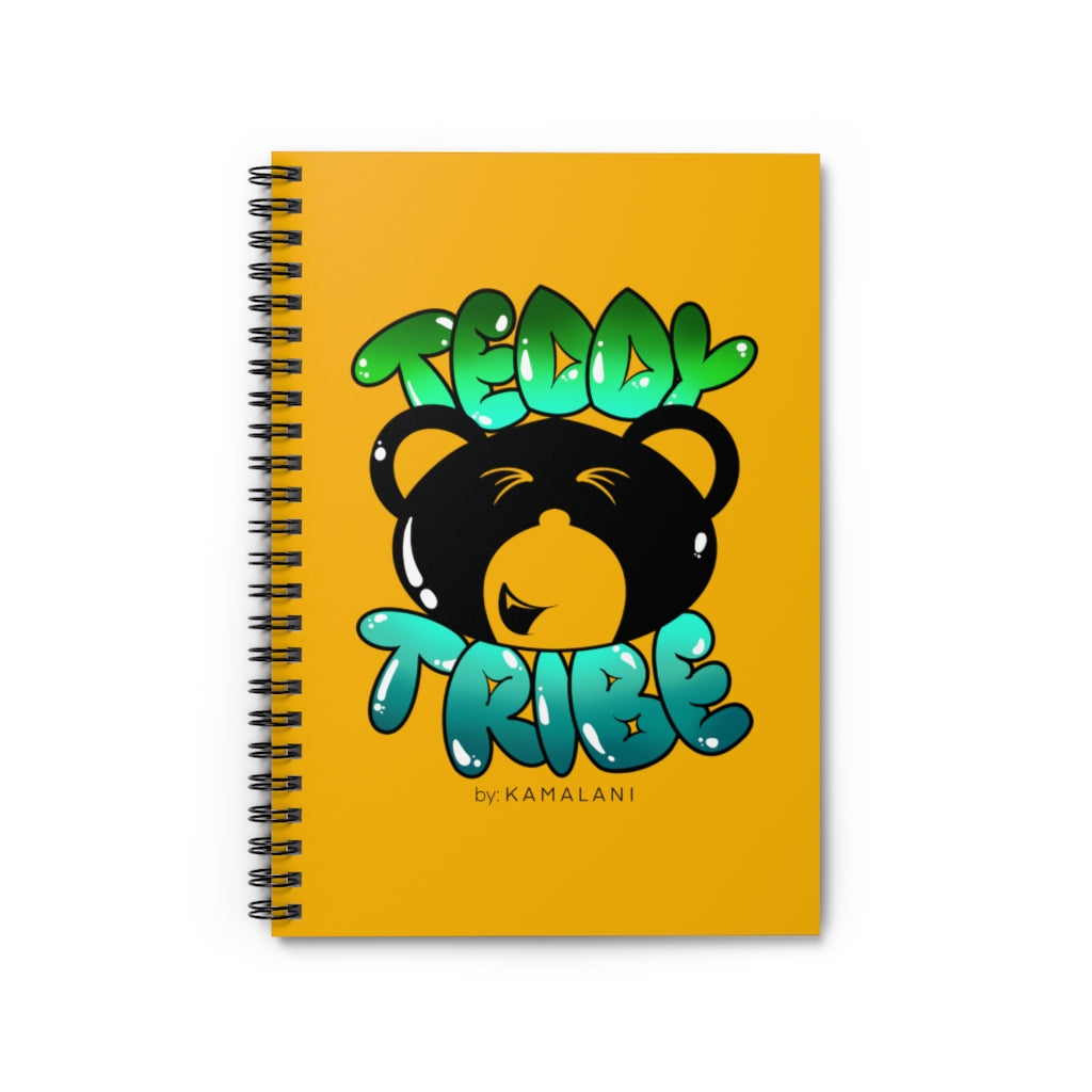 TEDDY TRIBE Spiral Notebook - Ruled Line (Yellow)
