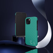 Load image into Gallery viewer, Spear Script Phone Case (Teal)
