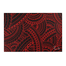 Load image into Gallery viewer, Tribal Area Rug (Red)
