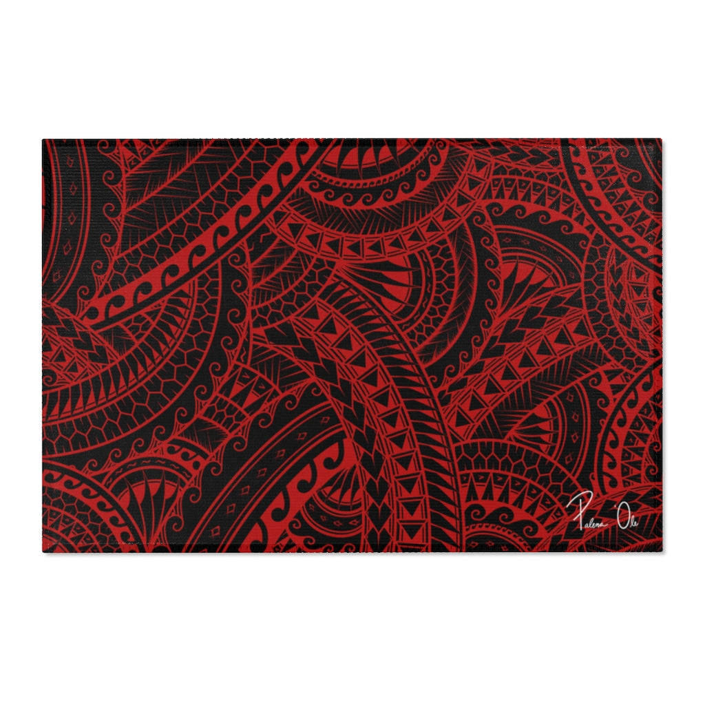 Tribal Area Rug (Red)