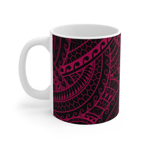 Tribal Graphic Mug 11oz (Pink)