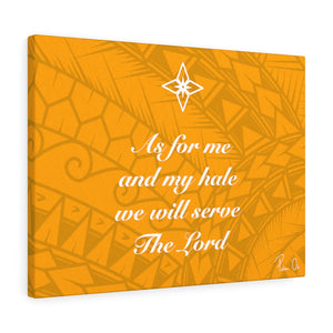 Scripture Canvas Gallery Wraps (Yellow)