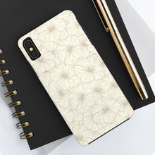 Load image into Gallery viewer, Hibiscus Phone Case (Off White)

