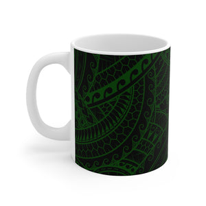 Tribal Graphic Mug 11oz (Green)
