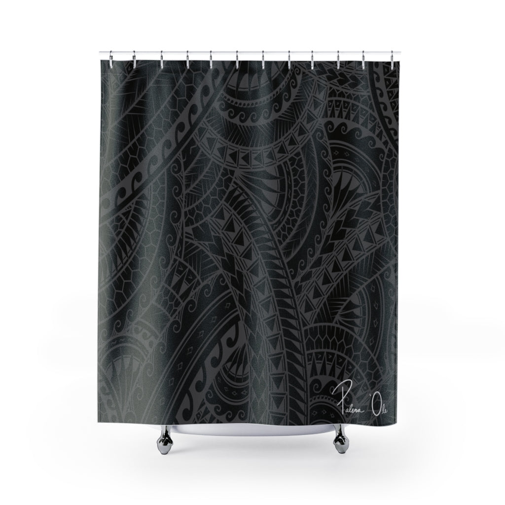 Tribal Shower Curtain (Gray)