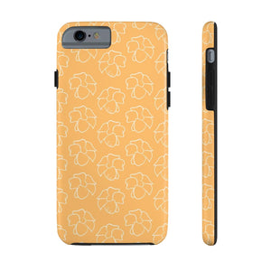 Puakenikeni Phone Case (Light Orange)