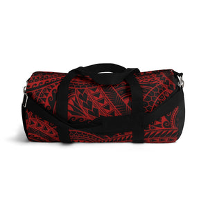 Tribal Script Duffel Bag (Red)