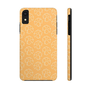 Puakenikeni Phone Case (Light Orange)