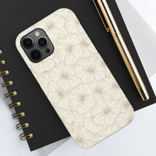 Load image into Gallery viewer, Hibiscus Phone Case (Off White)
