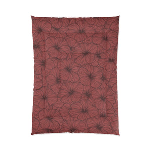 Hibiscus Comforter (Pink)