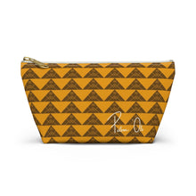 Load image into Gallery viewer, ‘Io Script Accessory Pouch w T-bottom (Yellow)
