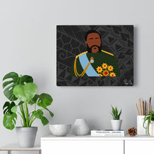 Load image into Gallery viewer, King Kalākaua Canvas Gallery Wraps (Black)
