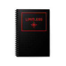 Load image into Gallery viewer, Red LIMITLESS Square Spiral Notebook - Ruled Line
