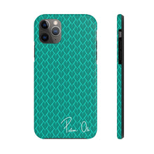 Load image into Gallery viewer, Spear Script Phone Case (Teal)

