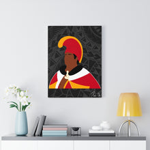 Load image into Gallery viewer, King Kamehameha I Canvas Gallery Wraps (Black)

