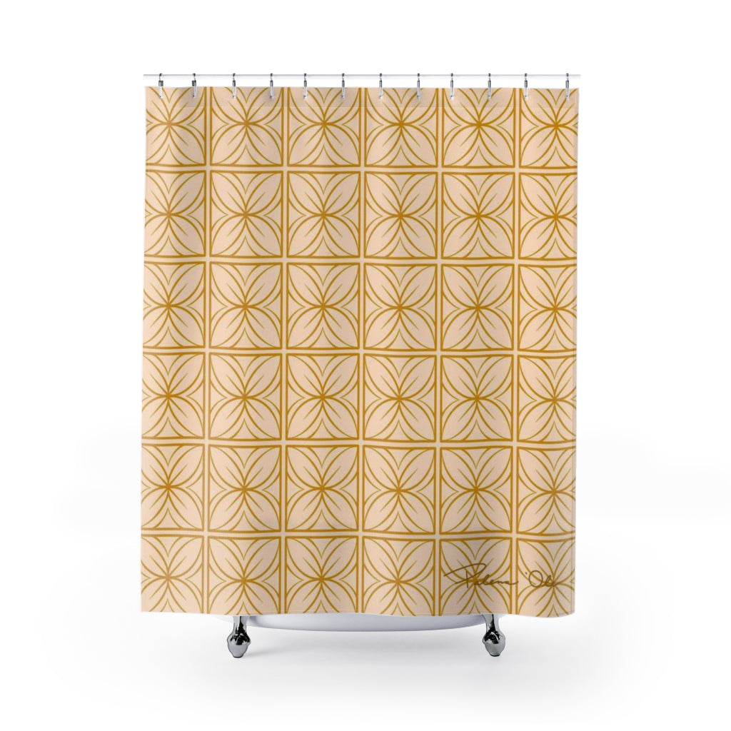 Lani Shower Curtain (Yellow)