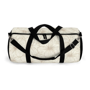 Hibiscus Duffel Bag (Off White)