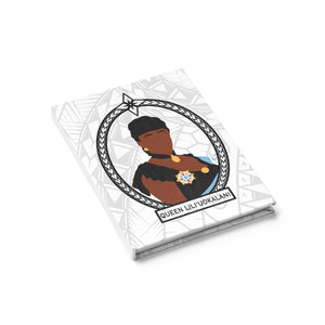 Tribal Queen Liliuokalani Journal - Ruled Line (White)