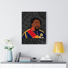 Load image into Gallery viewer, King Kamehameha V Canvas Gallery Wraps (Black)
