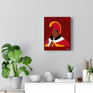 King Kamehameha I Canvas Gallery Wraps (Red)