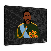 Load image into Gallery viewer, King Kalākaua Canvas Gallery Wraps (Black)
