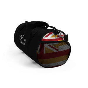 Kanaka Kollection Tribal Flag Duffel Bag (White)