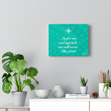 Load image into Gallery viewer, Scripture Canvas Gallery Wraps (Teal)
