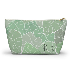 Light Kalo Script Accessory Pouch w T-bottom