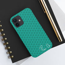 Load image into Gallery viewer, Spear Script Phone Case (Teal)
