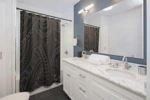 Tribal Shower Curtain (Gray)