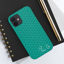 Load image into Gallery viewer, Spear Script Phone Case (Teal)
