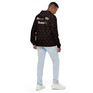 Red Kahili Windbreaker (back print)