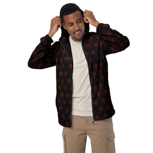 Red Kahili Windbreaker (sleeve print)