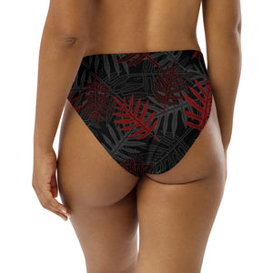 Laua’e high-waisted bikini bottom (Red)
