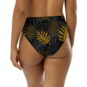 Laua’e high-waisted bikini bottom (Yellow)