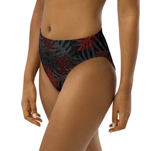 Laua’e high-waisted bikini bottom (Red)