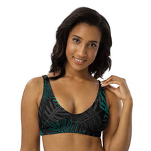 Load image into Gallery viewer, Laua’e bikini top (Teal)
