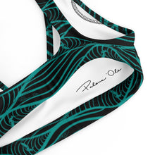 Load image into Gallery viewer, NALU bikini top (Black &amp; Teal)
