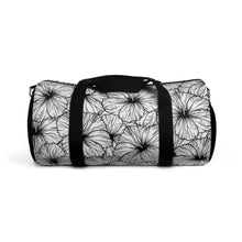 Load image into Gallery viewer, Hibiscus Duffel Bag (B&amp;W)

