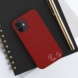 Spear Script Phone Case (Red)