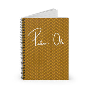 Spear Script Spiral Notebook - Ruled Line