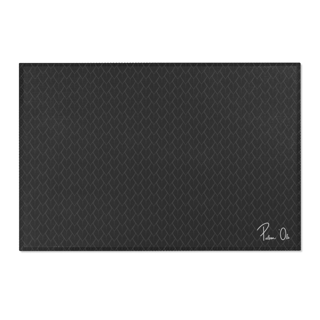 Spear Area Rug (Dark Gray)