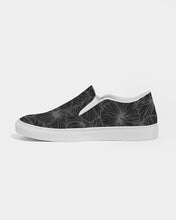 Load image into Gallery viewer, Hibiscus Women&#39;s Slip-On Canvas Shoe (Gray)
