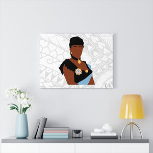 Queen Liliuokalani Canvas Gallery Wraps (White)