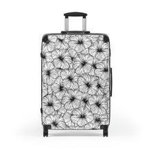Load image into Gallery viewer, Hibiscus Cabin Suitcase (B&amp;W)

